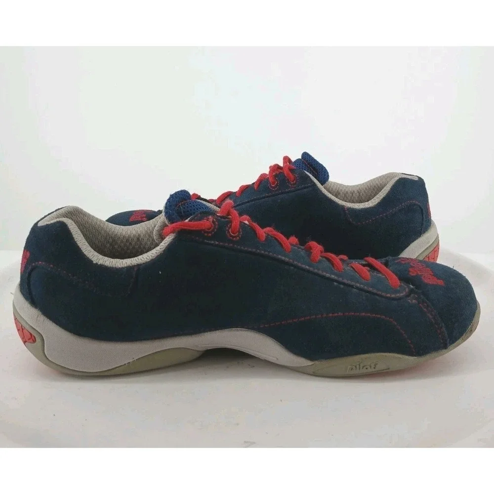 Piloti Prototipo Driving Shoes Mens US 10.5 Blue Suede Racing Motorsport  DB4